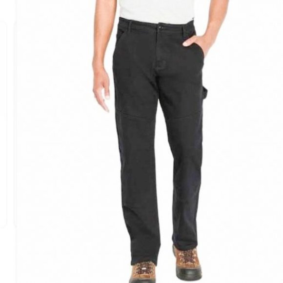 CAT Caterpillar Sz 40X30 Black Men's Workwear Carpenter Pants - Picture 5 of 7